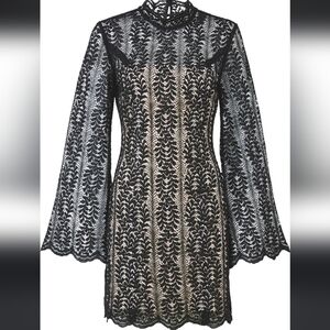 Keepsake the label Uptown Black Lace Dress